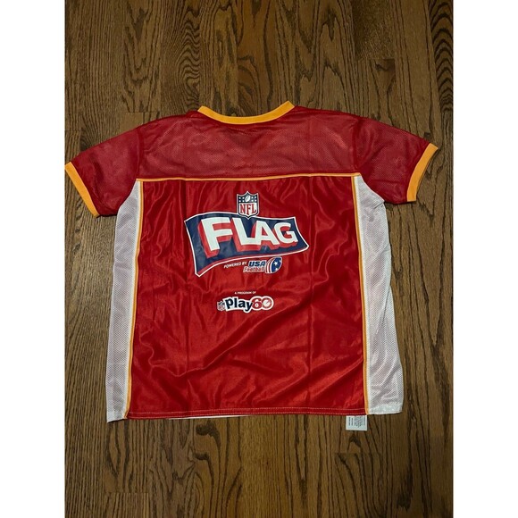 Kansas City Chiefs Flag Football Reversible Jersey Youth Extra Large - Picture 2 of 4